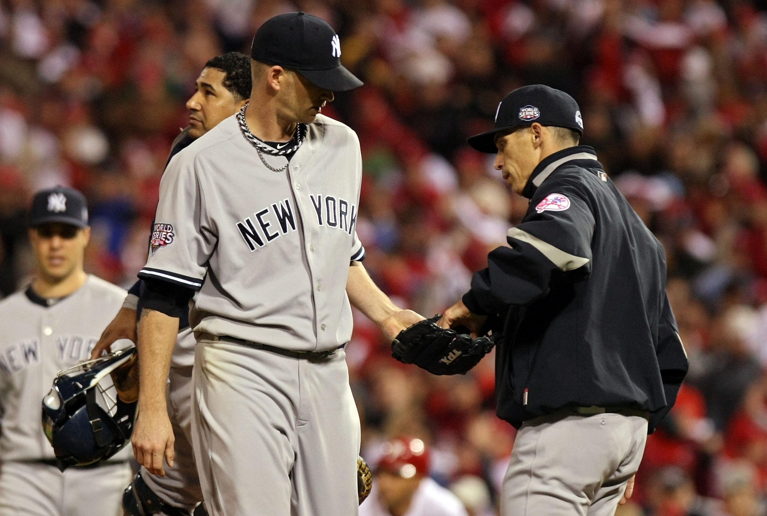 Former Blue Jay A.J. Burnett hit in eye with batted ball