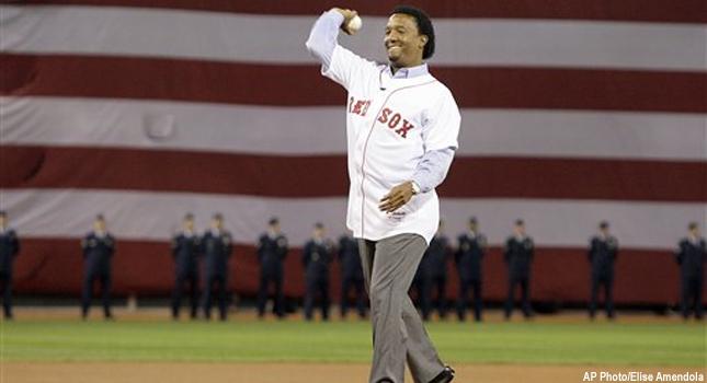 Red Sox welcome back Pedro Martinez