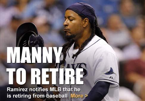 MLB: Manny Ramirez retires