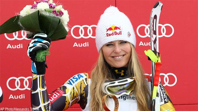 Vonn wins World Cup super-G in Bansko