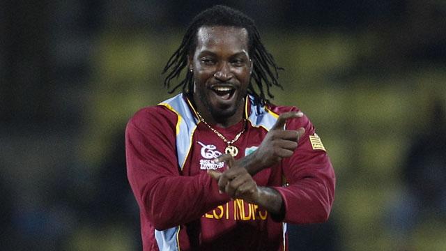 WATCH: Chris Gayle performs a cartwheel celebration after taking a wicket
