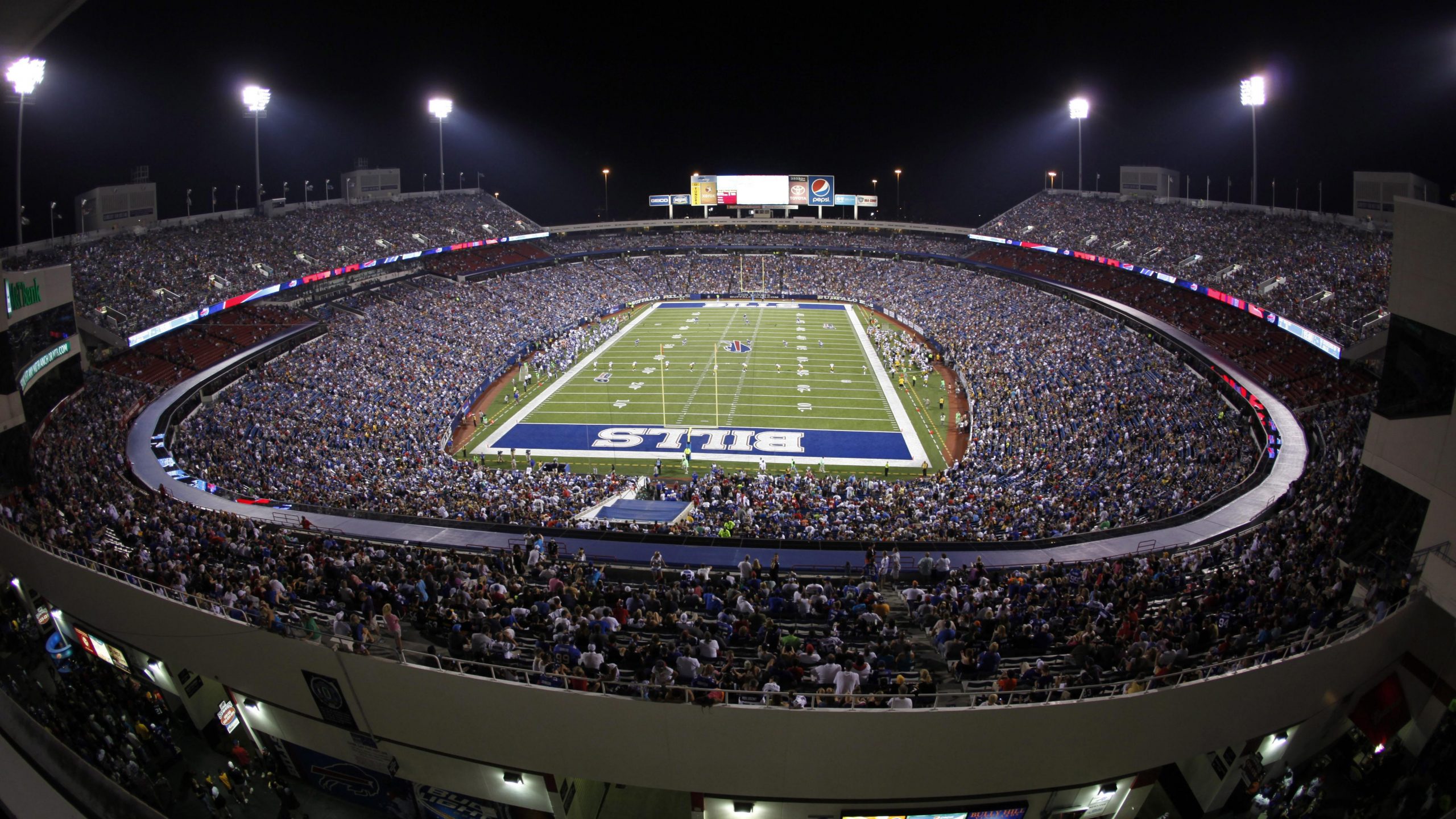 Buffalo Bills scoreboard, Ralph Wilson Stadium, Buffalo, N.Y.