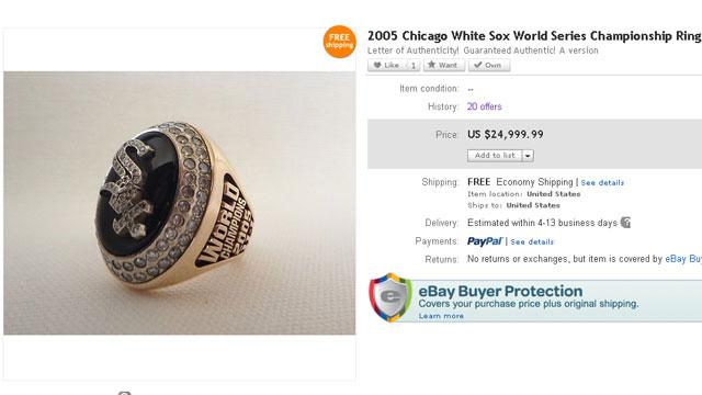 Chicago Cubs World Series Merch Sells for $25K on