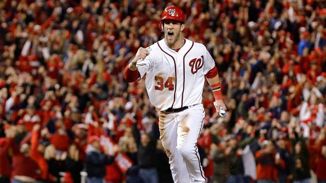 Bryce Harper hits home run in first at-bat back from disabled list 