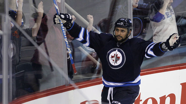 Dustin Byfuglien named NHL's 'First Star' of the week