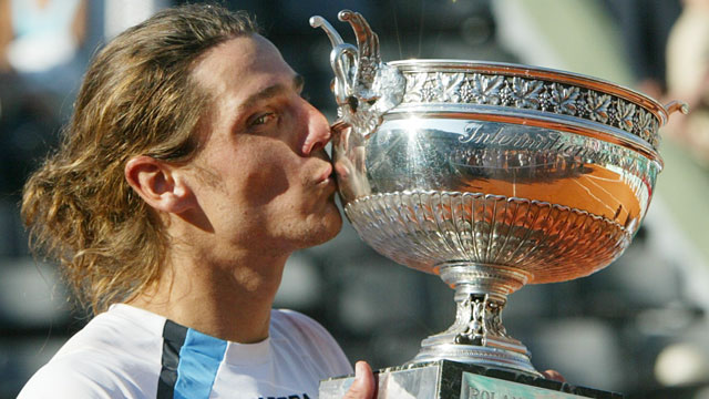 3)Gastón Norberto Gaudio got the best of Guillermo Coria in an all-Argentine final in 2004, though he wasn’t heard from before or since. (AP/Michel Euler)