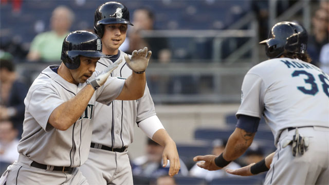 Backup first-base competition appears to be down to Jesus Montero