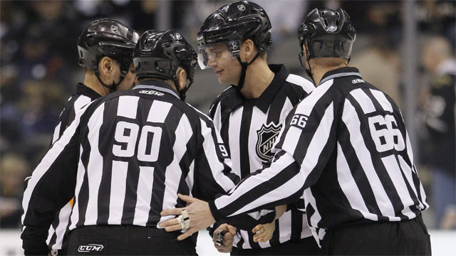 NHL Game Night: Referees and Linesmen for Leafs vs Panthers and Stars vs  Kraken
