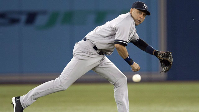 MLB: Jeter has strained calf, return uncertain