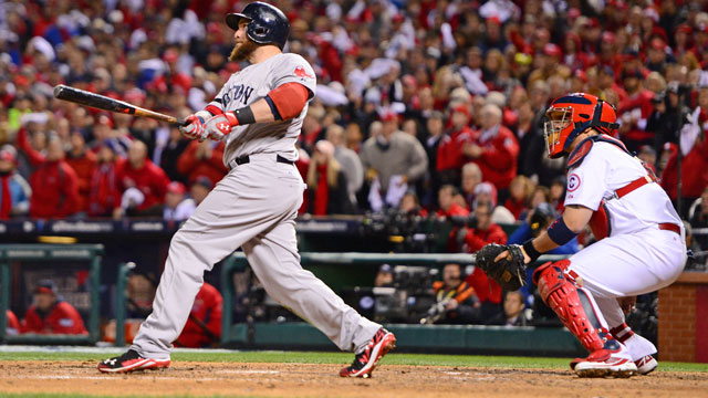 Gomes, Red Sox beat Cardinals, even World Series