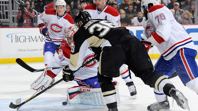 Jokinen, Pens brush aside listless Canadiens