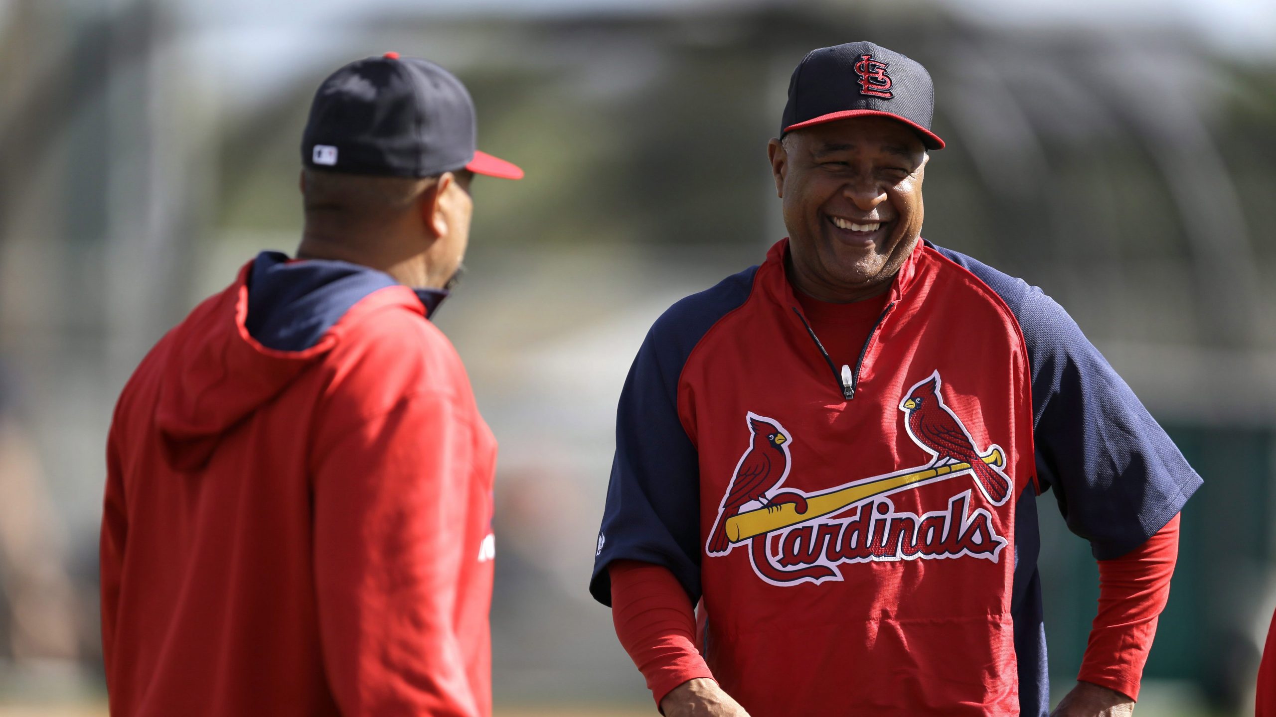 Photo: National Baseball Hall of Fame member Ozzie Smith talks