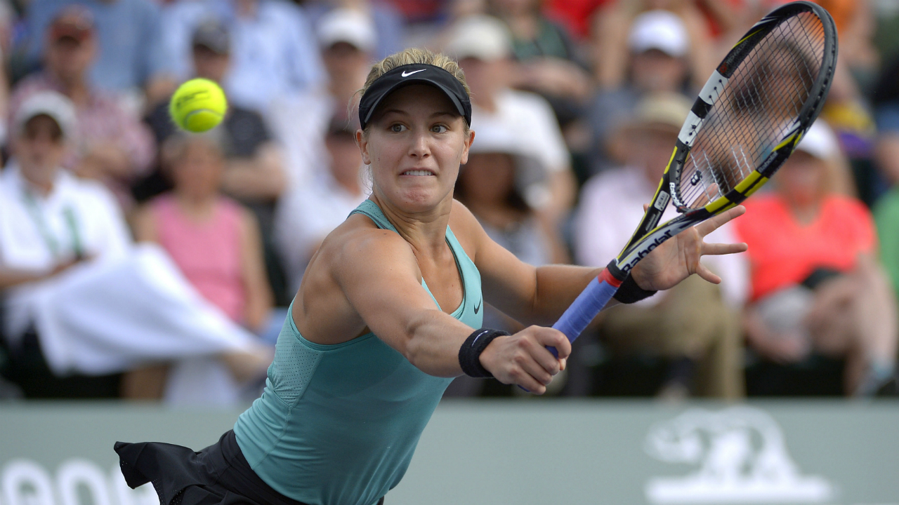 Bouchard, Wozniak fall in BNP Paribas Open