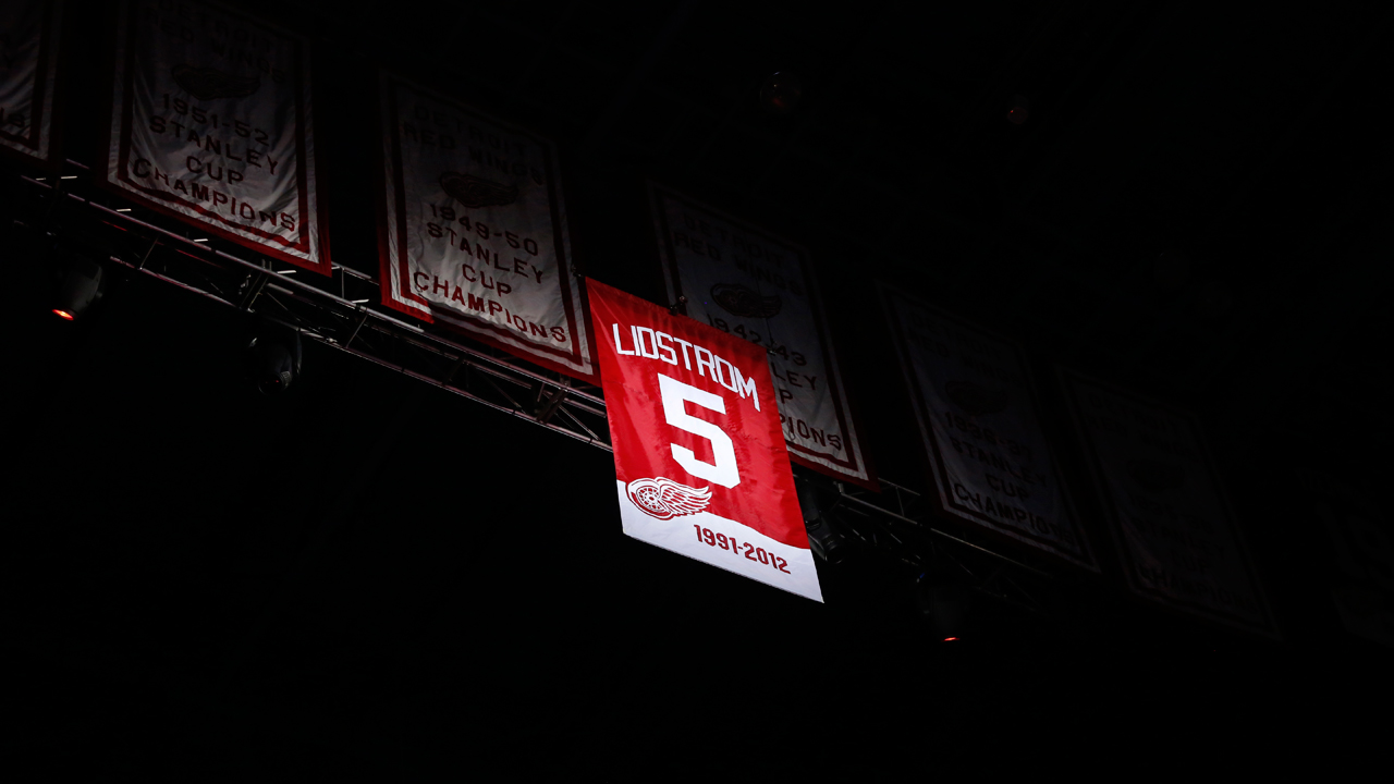 Nicklas Lidstrom Retirement Ceremony 