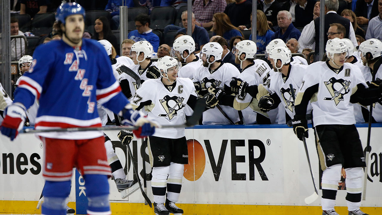 Crosby Scores 1st Goal Of Playoffs In Pens’ Win