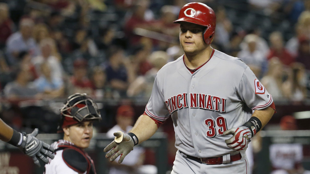 Mesoraco’s slam lift Reds past Arroyo, D-Backs