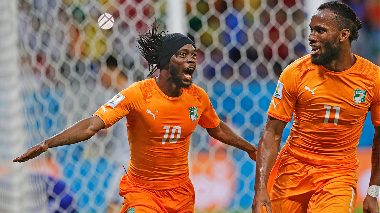 Ivory Coast comes from behind to beat Japan