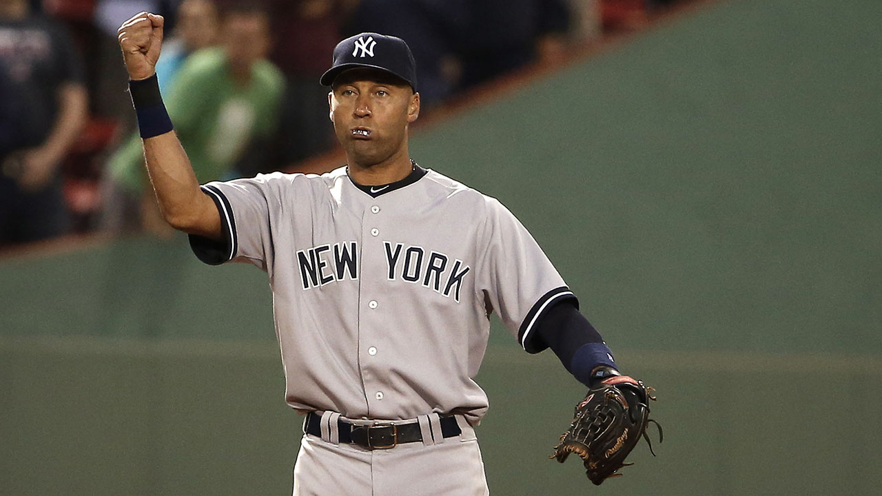 Derek Jeter and Michael Jordan Were on the Field Prior to