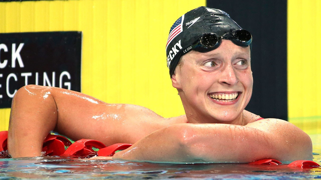 Ledecky Honoured Again As Usas Top Swimmer