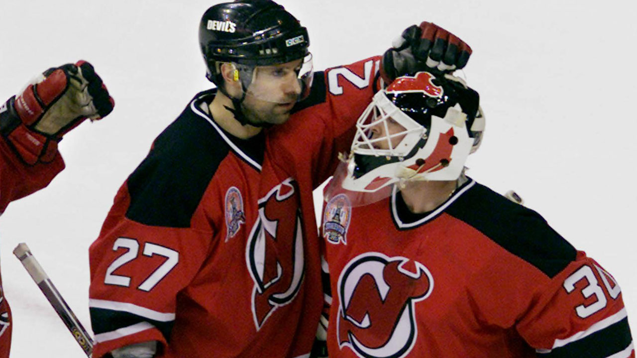 Former Blue (still weird) Martin Brodeur inducted into the Hockey Hall of  Fame. - St. Louis Game Time