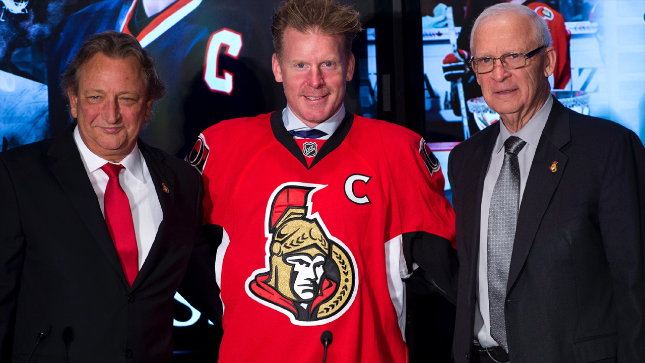 Ottawa Senators retire Daniel Alfredsson's No. 11