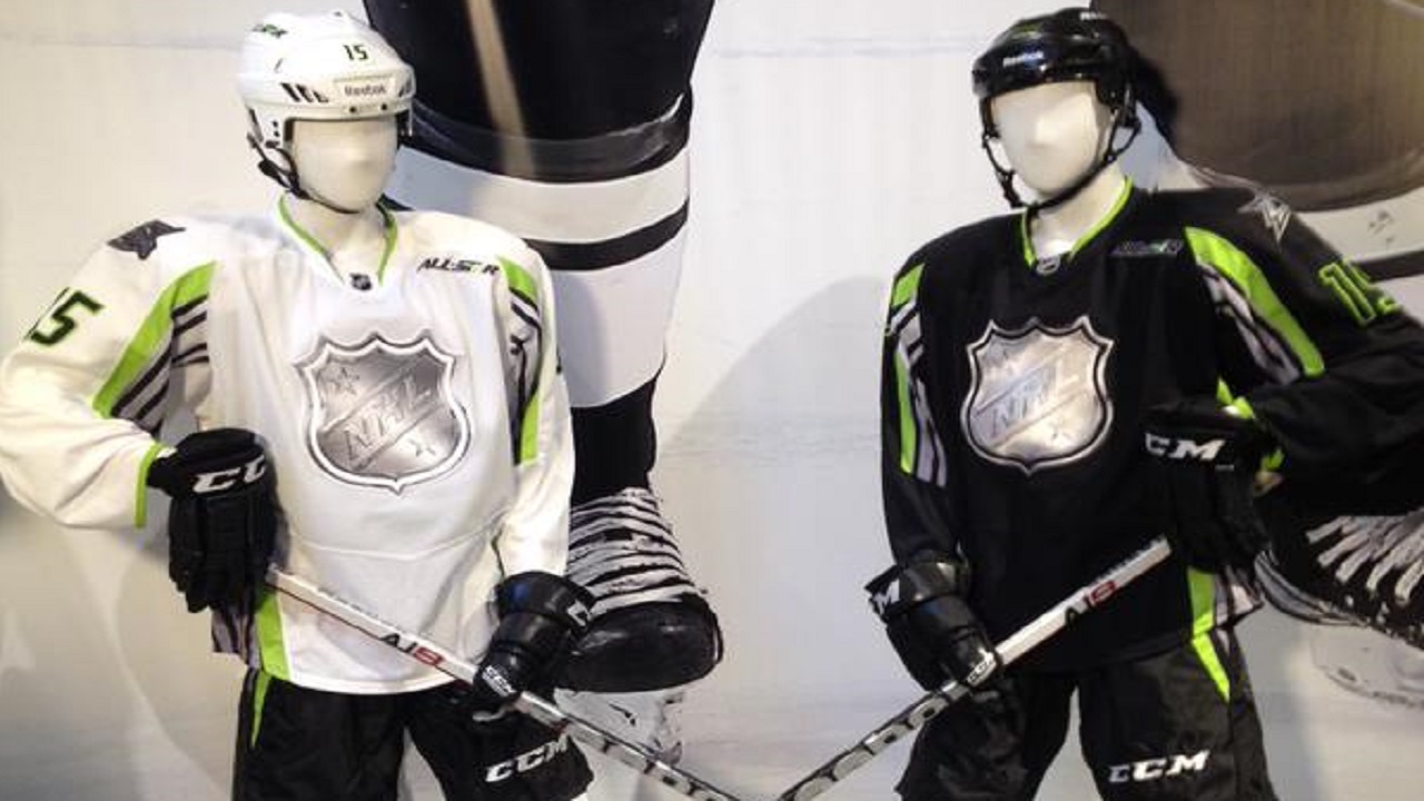 NHL unveils neon green 2015 all-star 