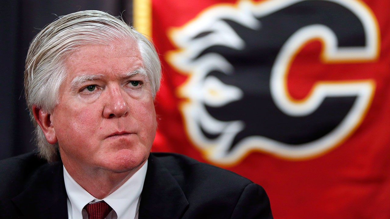 Calgary-Flames-president-of-hockey-operations-Brian-Burke.-(Jeff-McIntosh/CP)