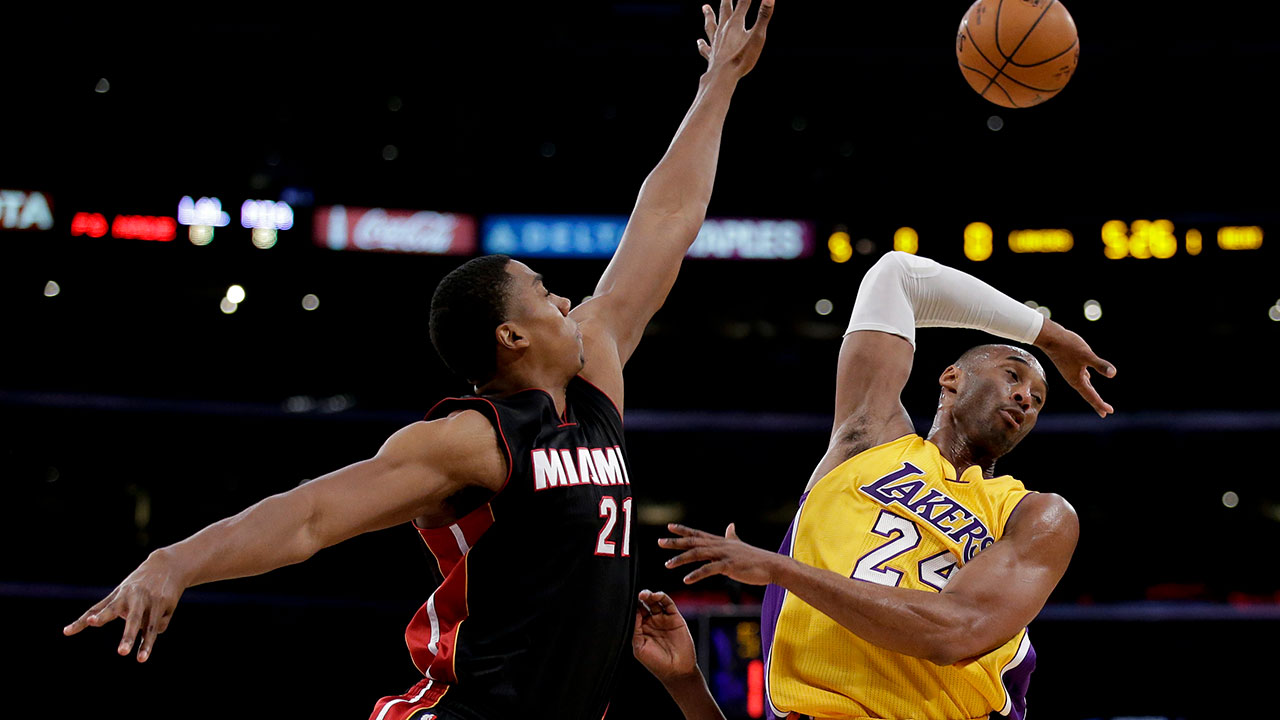 Kobe-Bryant;-Los-Angeles-Lakers;-Miami-Heat;-NBA