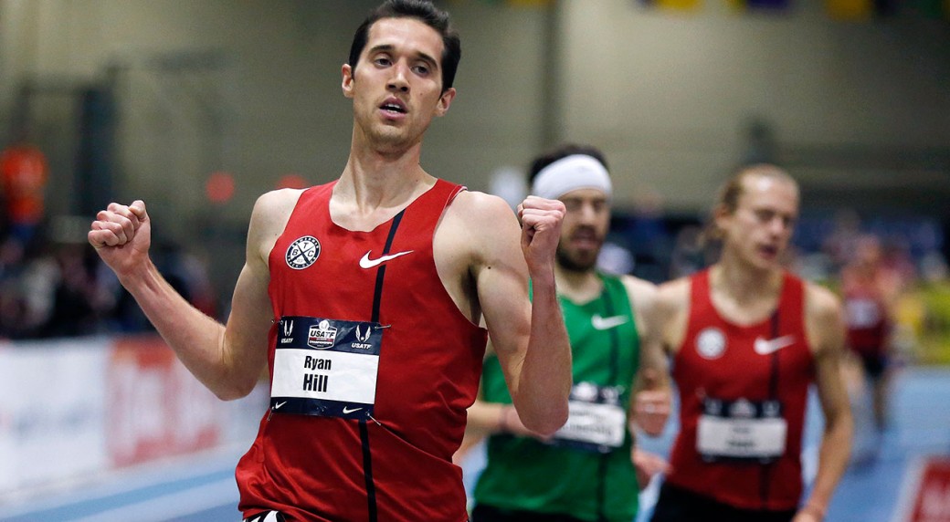 Hill wins 2mile run at USA Indoor Championships