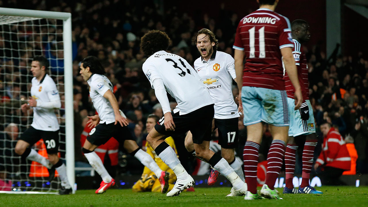 Man United Scores Late To Draw Against West Ham