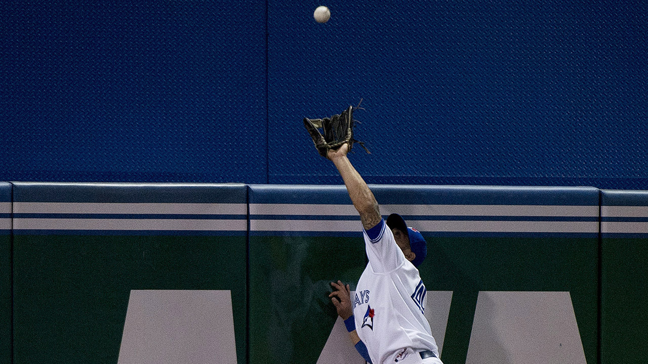 Today in Blue Jay History: Rajai Davis makes the catch of a