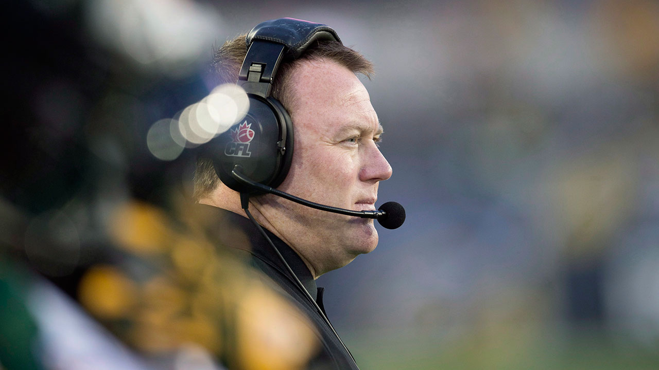 Edmonton Eskimos head coach Chris Jones. (Darren Calabrese/CP)