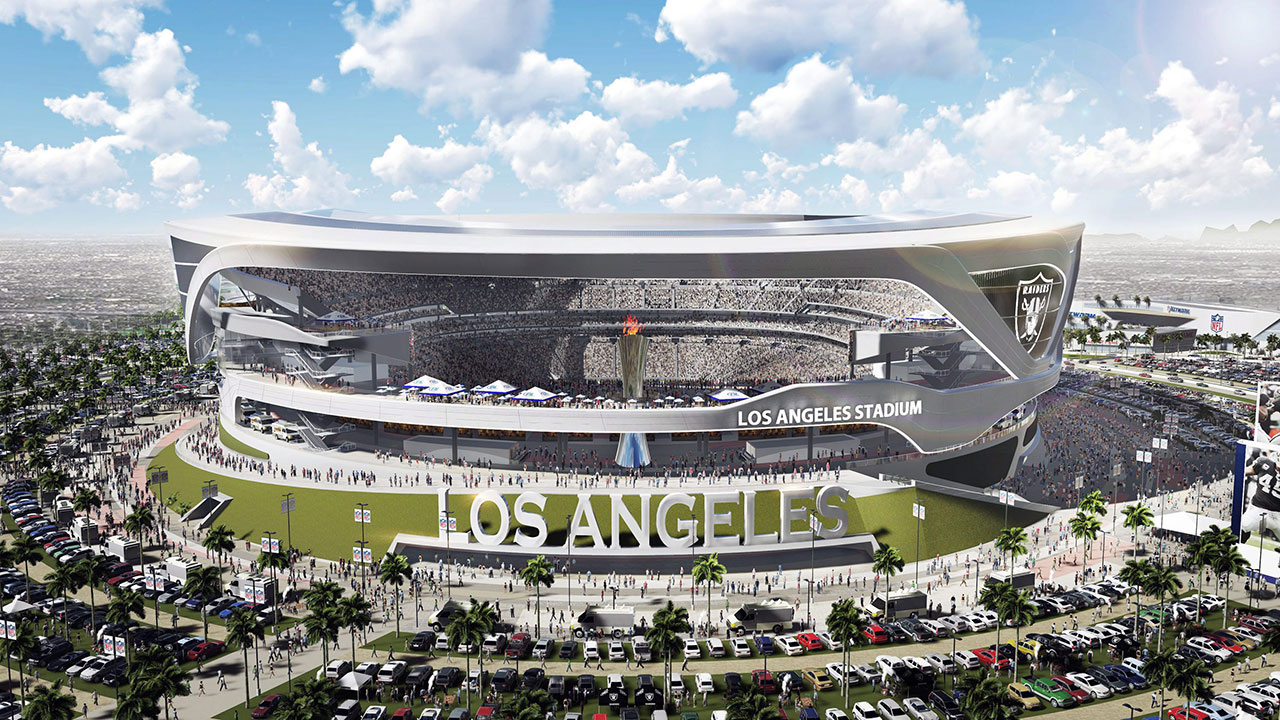 NFL rivals Oakland Raiders and San Diego Chargers plan possible shared Los  Angeles-area home - CBS News