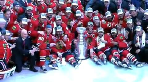 Chicago Blackhawks - Stanley Cup Champions - v2 - 3.5x3.5