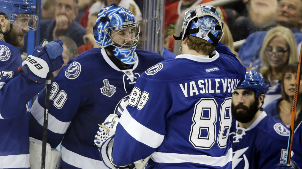 Vasilevskiy replaces Bishop in goal for Game 4