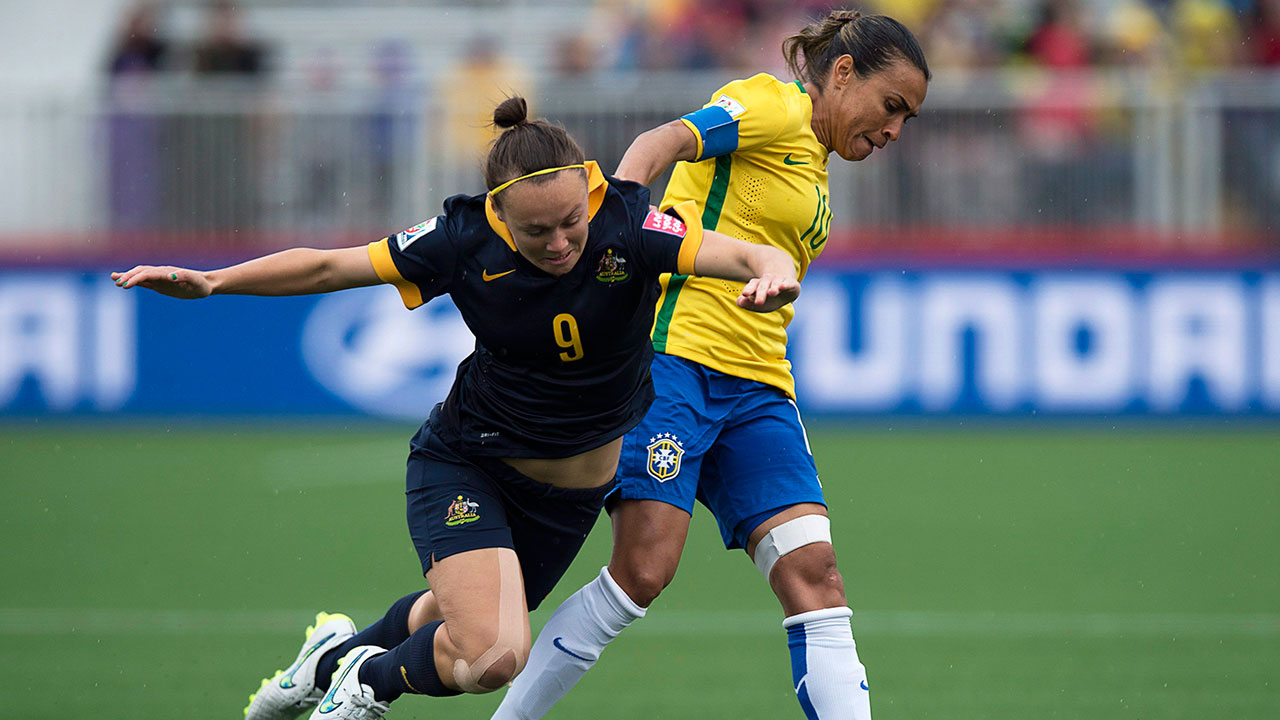 Caitlin-Foord;-Marta;-Australia;-Brazil;-Women's-World-Cup