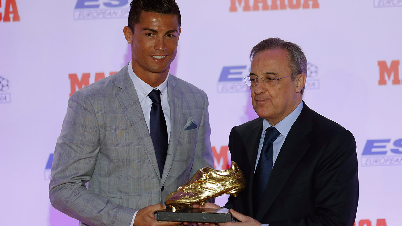 Ronaldo receives fourth Golden Boot award