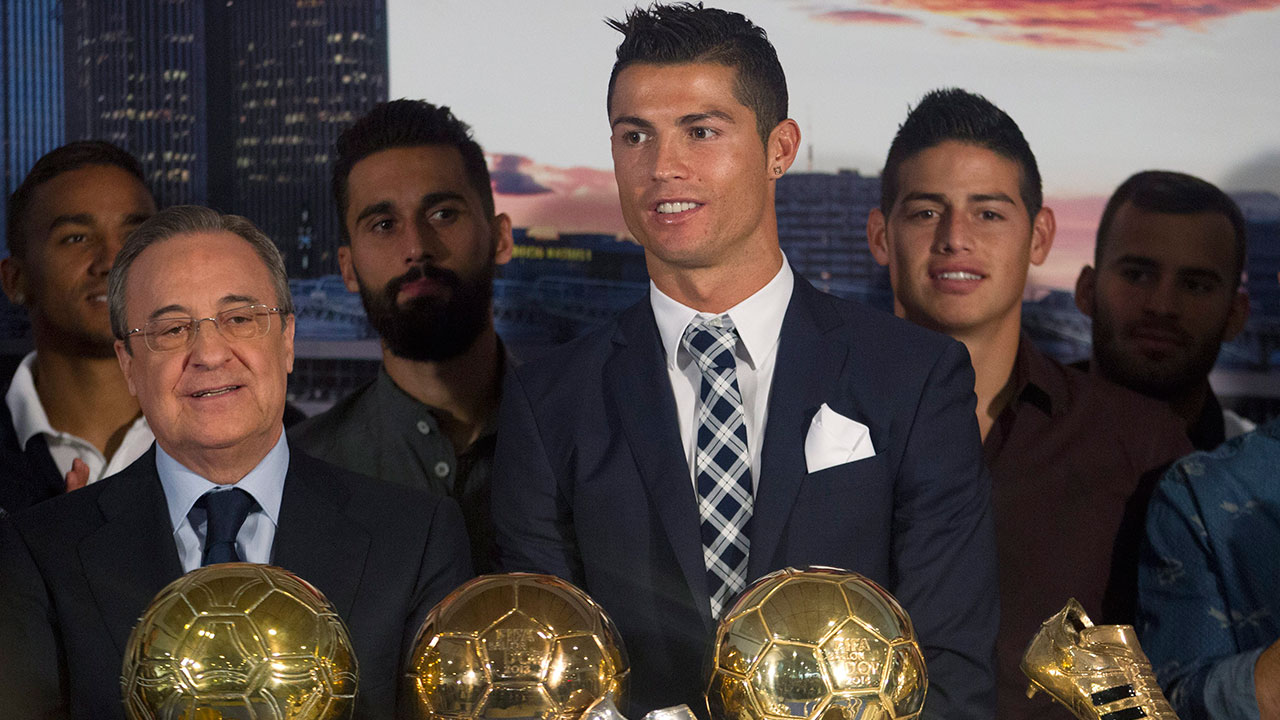 Real Madrid holds ceremony to honour Ronaldo