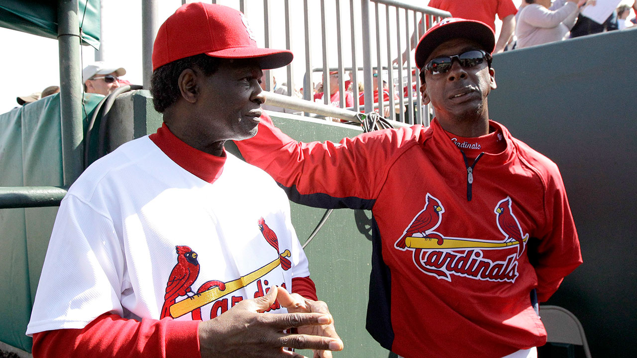 St. Louis Cardinals HOFers Lou Brock, Bob Gibson & Red Schoendist