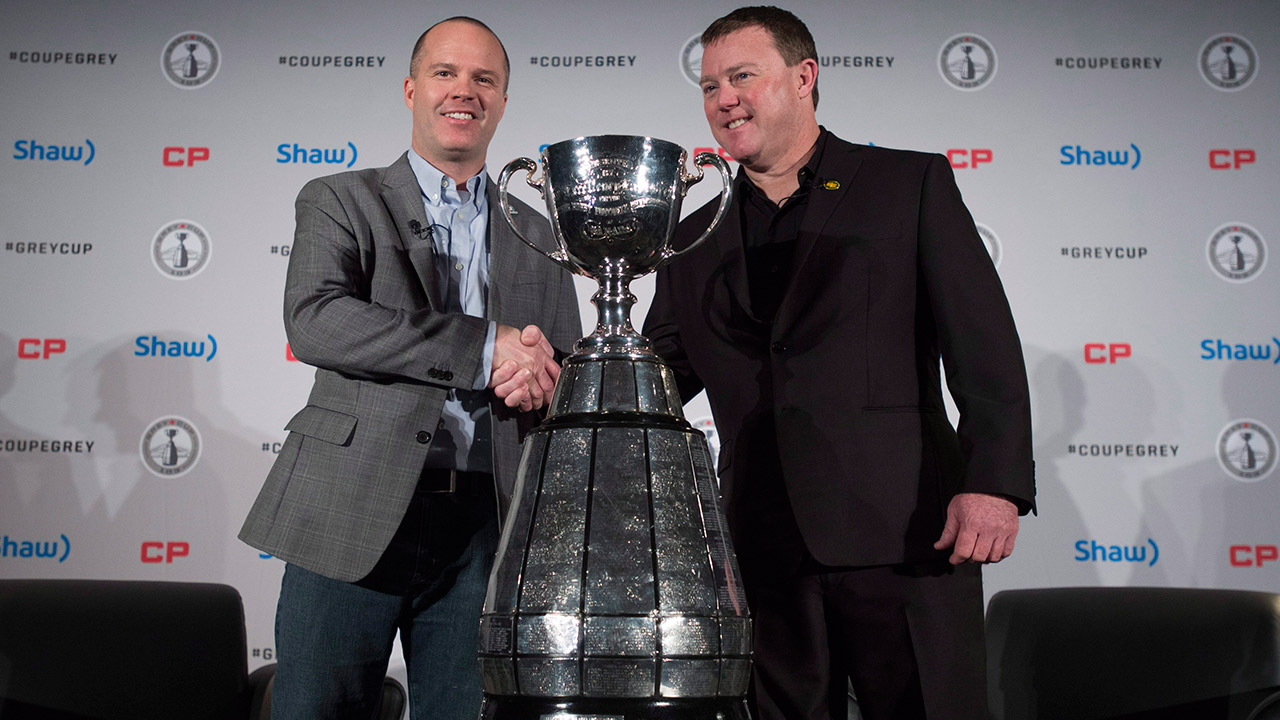 The Grey Cup and the Stanley Cup - together 