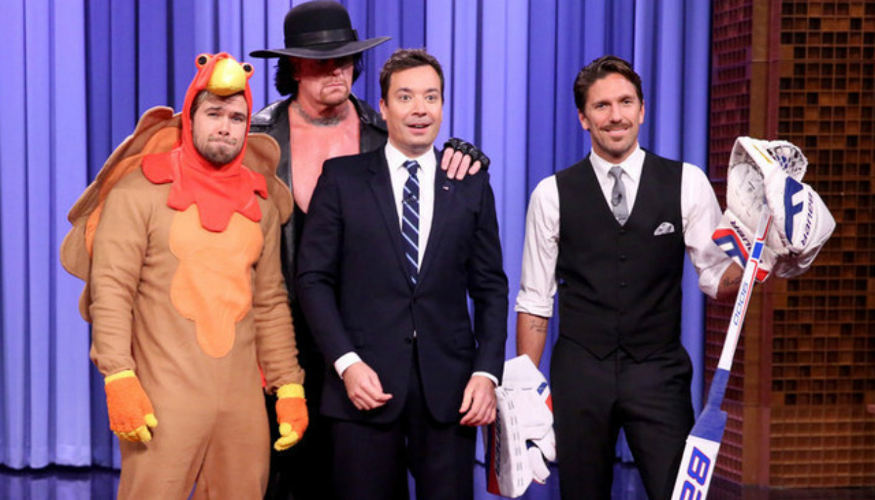 Jimmy-Fallon;-Undertaker;-Henrik-Lundqvist