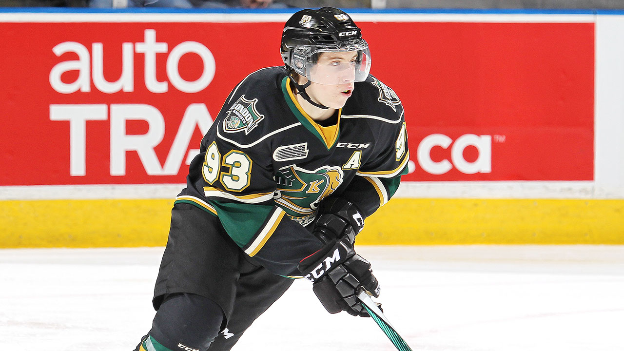 Knights' Marner finishes second in OHL scoring race