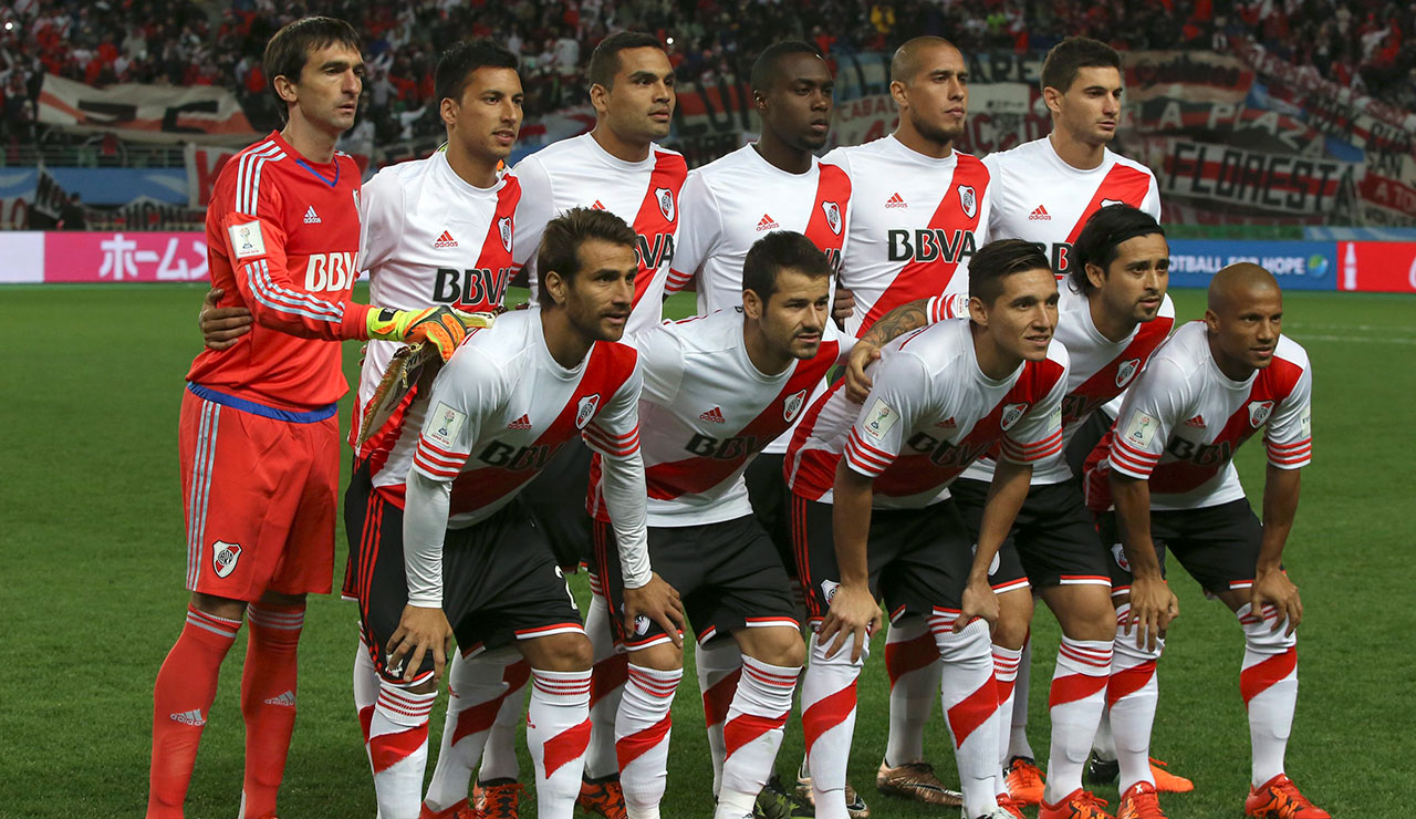 River Plate team group Line-up (River), August 11, 2015 - Football / Soccer  : SURUGA bank Championship 2015