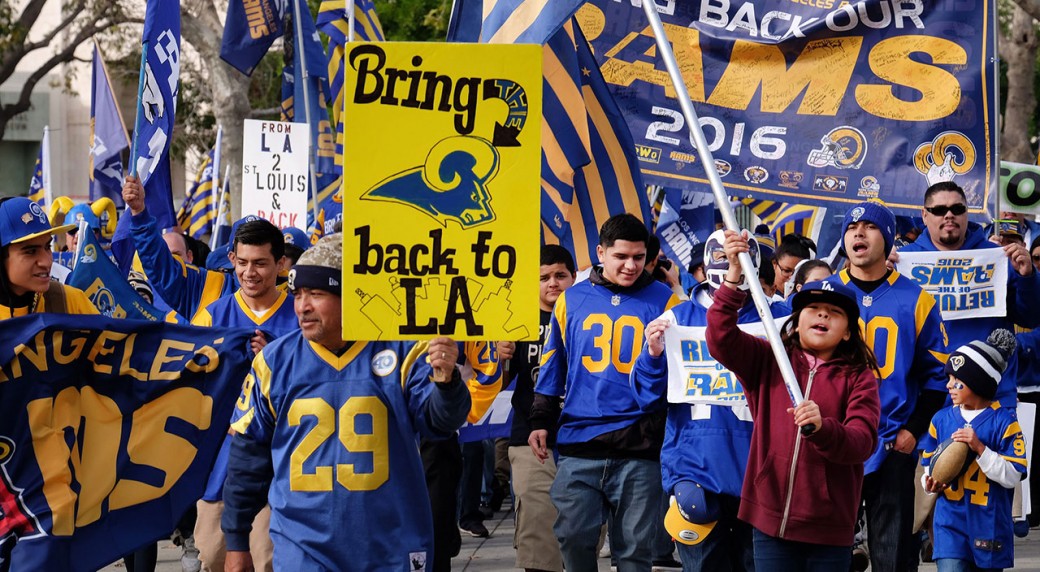 la rams fan gear