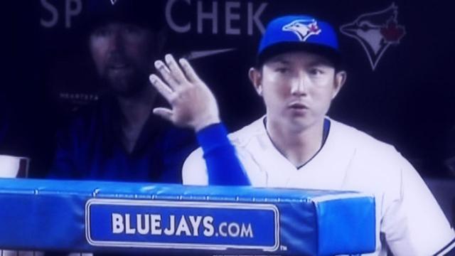 Toronto Blue Jays player Munenori Kawasaki has another legendary