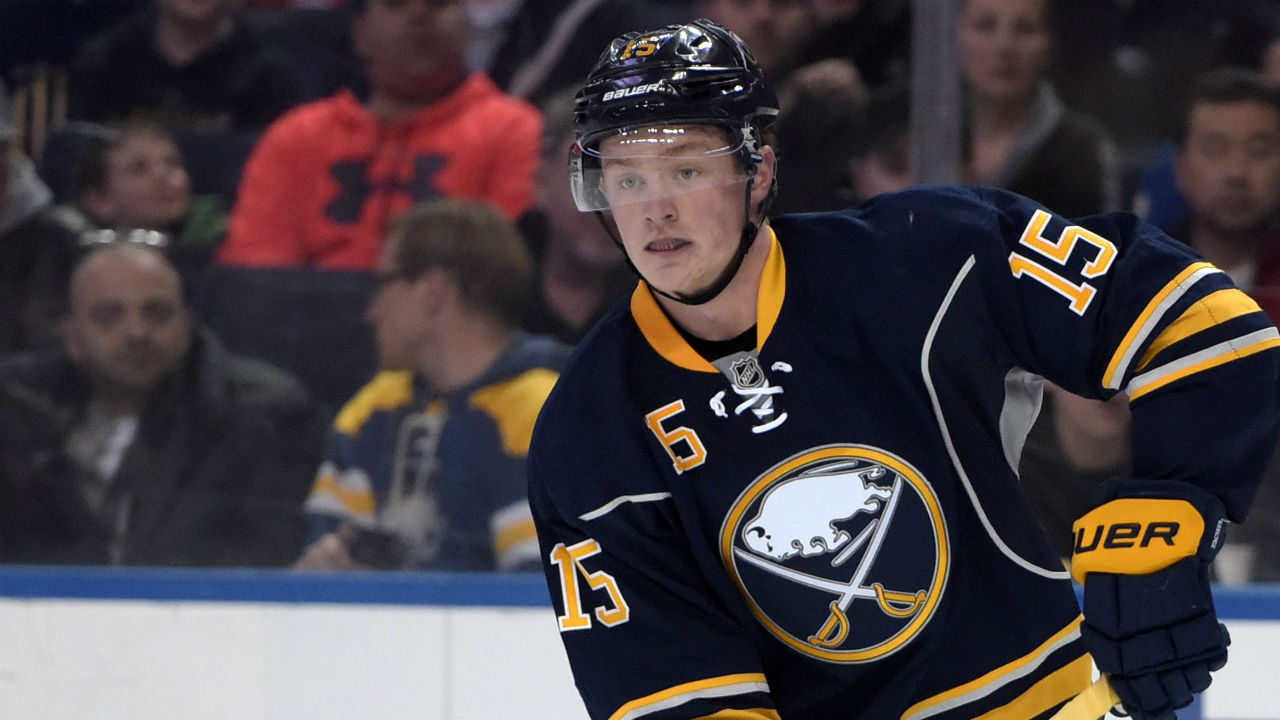 Sabres’ Jack Eichel suffers ankle injury at practice