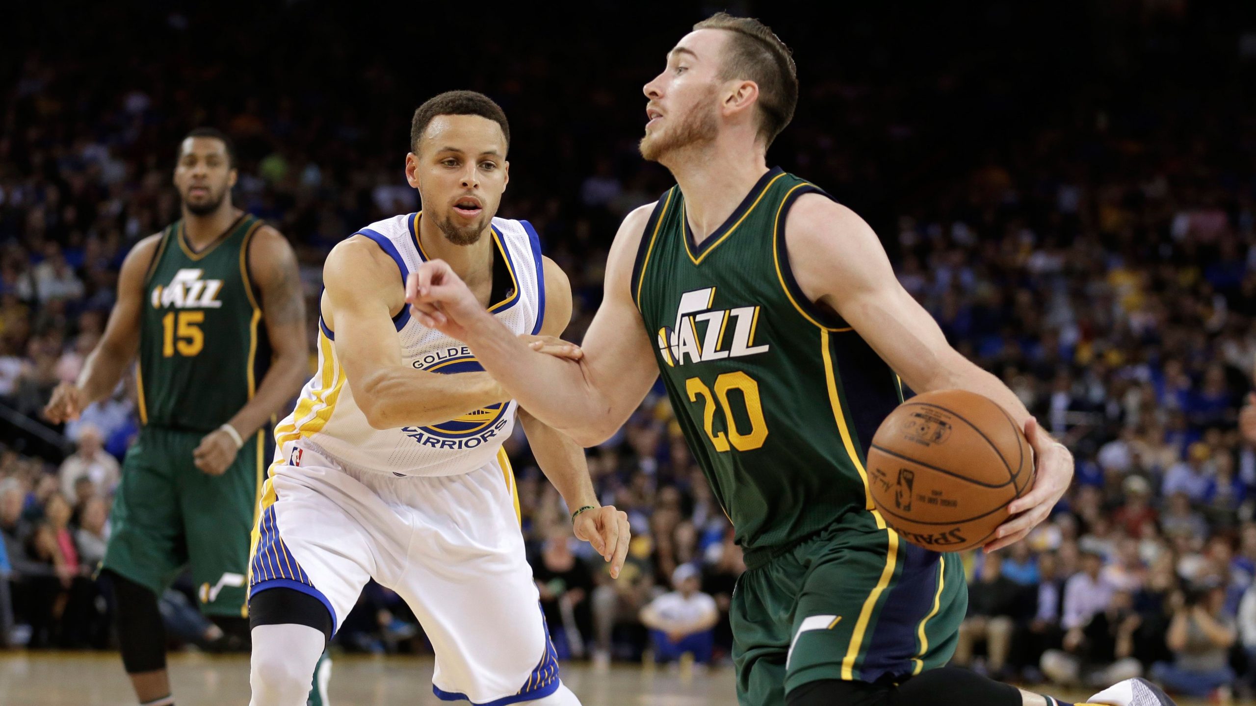 Warriors beat Jazz for 46th consecutive home win