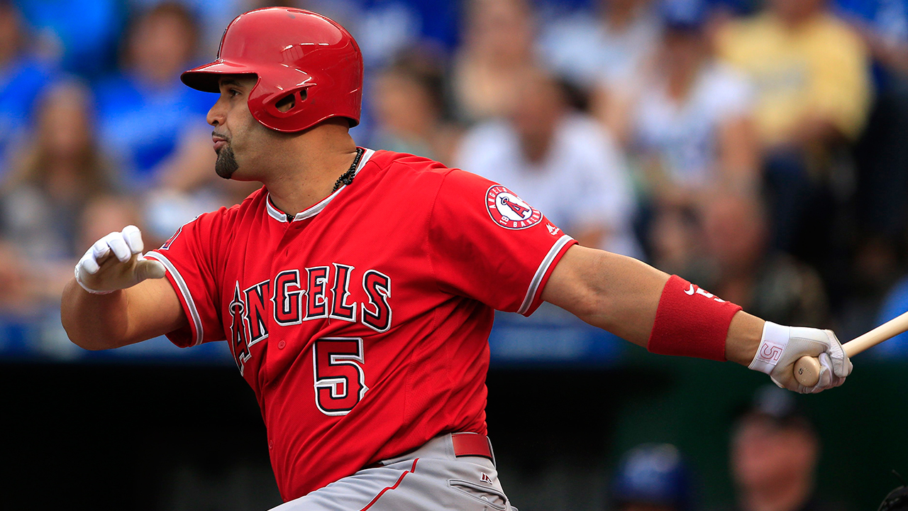 Albert Pujols plays first game for Angels since foot surgery