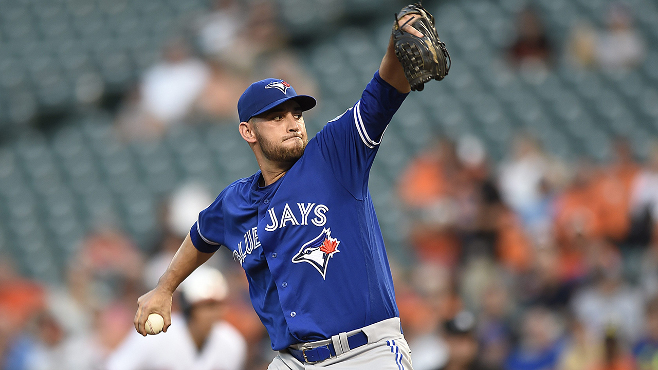 Marco Estrada set for 1st playoff start with Blue Jays on brink