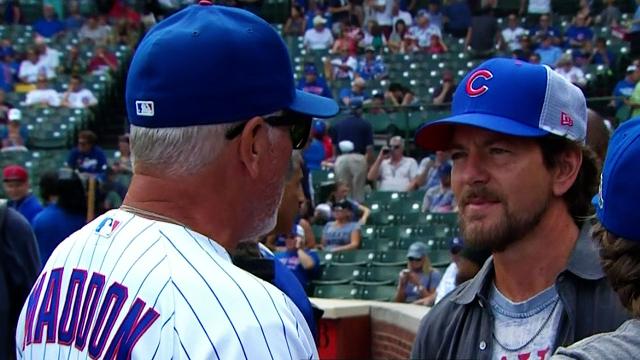 Eddie Vedder Is Really Pumped About the Cubs Beating the Cardinals